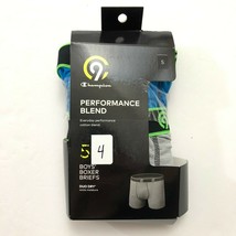 C9 Champion Boys Boxer Briefs Duo Dry Performance Blend 4 Pairs Size S - $4.99