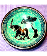 Gorgeous vintage 5 inch handmade elephant Bowl - £17.86 GBP