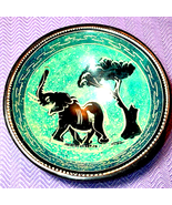 Gorgeous vintage 5 inch handmade elephant Bowl - $31.14 CAD