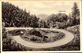 The Loop-Over&quot; Great Smoky Mountains National Park Tennessee RPPC Postcard BK57 - £3.87 GBP