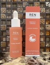 REN clean skincare Perfect Canvas Clean Primer 1.02oz / 30mL New in Box $45 MSRP - £11.79 GBP