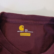 Carhartt Original Fit Men's Red Graphic Logo Short Sleeve T-Shirt Size 2XL image 3