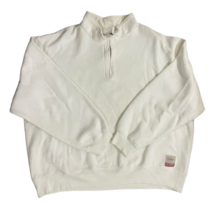 Eddie Bauer 1/4 Zip Pullover Sweater White Mens XL - £21.98 GBP
