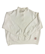 Eddie Bauer 1/4 Zip Pullover Sweater White Mens XL - £22.39 GBP