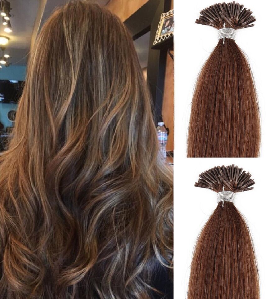 18",22" 100grs,125s,I Tip (Stick Tip) Fusion Remy Human Hair Extensions #6 - $108.89 - $138.59