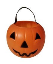 Vintage Empire Blow Mold Halloween Jack-o-Lantern Pumpkin Candy Bucket P... - £15.20 GBP