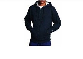Champion Men&#39;s Powerblend Fleece Full Zip Hoodie -NAVY 2XL XXL NWT - $35.00