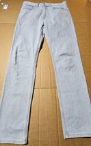 H&amp;M Men&#39;s Slim Fit Coupe Etroite Blue Jeans Denim Light Wash High Rise 3... - $10.80