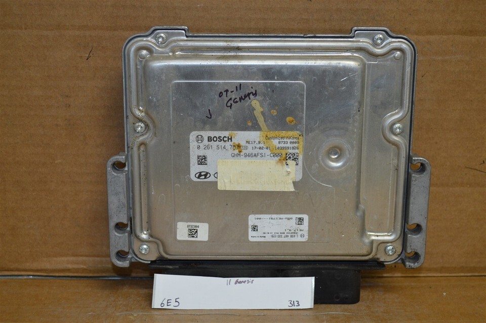 2009-10 Hyundai Genesis Engine Control Unit ECU 391993F001 Module 313-6E5 - $128.19