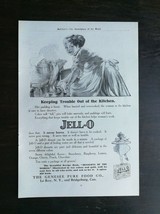 Vintage 1911 Jell-O Dessert Genesee Pure Food Full Page Original Ad - $6.64