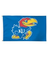 Kansas Jayhawks Deluxe90cmx150cm/3x5FT Flag - $380.13 MXN