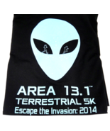 Half Marathon Running T-Shirt Area 13.1 Terrestrial 5K 2014 Black Mens M... - £7.81 GBP