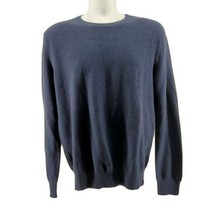 J. Crew Mens Sweater Size M Blue Long Sleeve Cotton Pullover - $25.43
