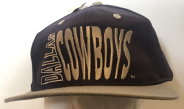 Vintage Dallas Cowboys Embroidered Hat Cap Snap Back NFL Tag ba1 - £23.28 GBP