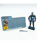 1990 GI Joe Laser Viper 3.75” v1 Action Figure w/ File Card &amp; Gun Hasbro... - $453.28 MXN