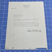 Vintage Letters Beaumont Texas Wilder &amp; Berlin Attorney Gaston H Wilder ... - $26.78