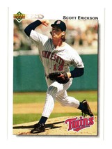 1992 Upper Deck #146 Scott Erickson Minnesota Twins - £1.59 GBP