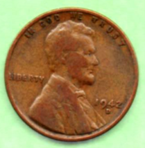 1942 D Lincoln Wheat Penny- Circulated - £6.24 GBP