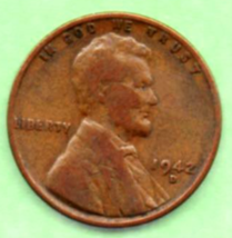 1942 D Lincoln Wheat Penny- Circulated - £6.48 GBP