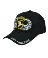 US Army 101st Airborne logo on a black ball cap - €17,36 EUR