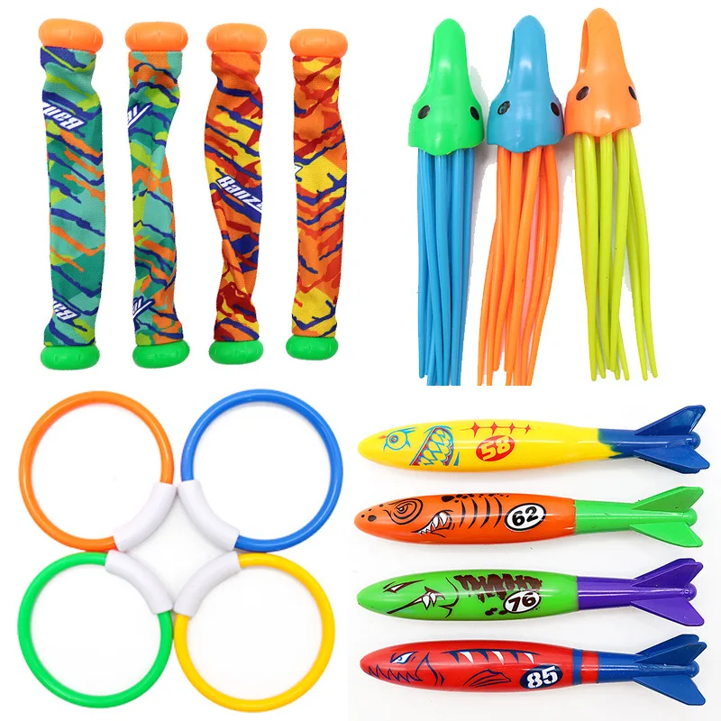 2023 Kids Diving Toys Funny Diving Game Shark Rocket Throwing Toy Summer... - $24.39+