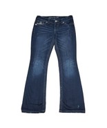 Seven7 Bootcut Jeans Womens Size 6 Dark Wash Low Rise Blue - $15.83