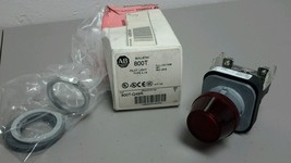 ALLEN BRADLEY 800T-Q48R RED PILOT LIGHT SERIES T NEW $39 - $18.67