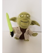 7&quot; Star Wars Lucasfilm Plush Stuffed Yoda With Light Saber - £11.19 GBP