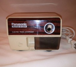 Vintage Panasonic KP-110 Electric Pencil Sharpener Auto-Stop TESTED - £13.55 GBP