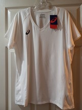 New Asics Women Short Sleeve Shirt Top Size  XL - £13.39 GBP