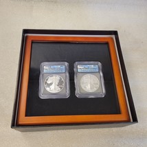 2006 W/P American Silver Eagle MS &amp; PR First Release Set ICG PR70 DCAM &amp; MS70 - $445.89