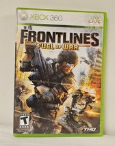 Frontlines Fuel of War Microsoft Xbox 360 Video Game 2007 - $5.31