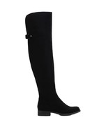 Sun Stone Womens 8.5 M Black Microsuede Over The Knee Boots NIB HM0 - $67.21 CAD