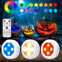 Halloween Led Pumpkin Lights,Dimmable Rgb Color Changing Jack-O-Lantern Lights W - £15.97 GBP