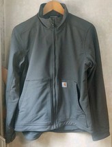 Carhartt Jacket Women’s L Grey Super Dux Rain Defender Relaxed Workwear - $72.37