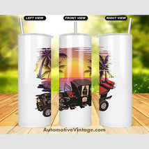 The Munsters Koach Famous Car Sunset Drink Tumbler - $25.92