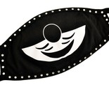 Original Smiling Kit Cat Black Two Layer Face Mask  made with Swarovski ... - £31.93 GBP