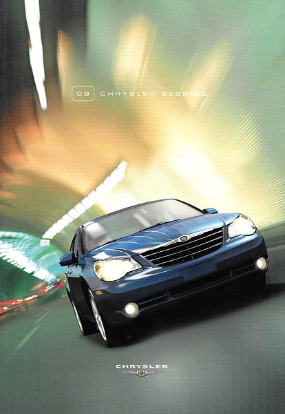 2009 Chrysler SEBRING Sedan sales brochure catalog 09 US - $7.00