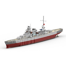 BuildMoc The Gneisenau Battleship 1:200 Scale Model 4694 Pieces - £168.25 GBP