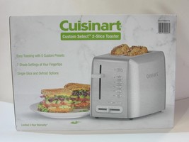 Cuisinart RBT-1200PC Silver Stainless Countertop Custom Select 2-Slice T... - £24.30 GBP