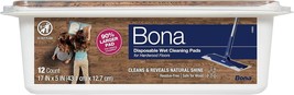 Bona Hardwood Floor Disposable Wet Cleaning Pads - 12 Cleaning Pads Per ... - €23,54 EUR