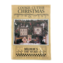 Mumm&#39;s The Word Sewing Patterns Cookie Cutter Christmas Wall Hangings Gi... - $15.99