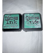 Tim Holtz NIP Cracked Pistachio Distress Ink &amp; Distress Oxide Ink Set 3x... - $14.99