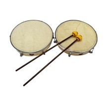 Drum Rhythm Band Tunable Tambour w 2 Vic Firth Drumsticks Lot 2 Percussion - £65.97 GBP