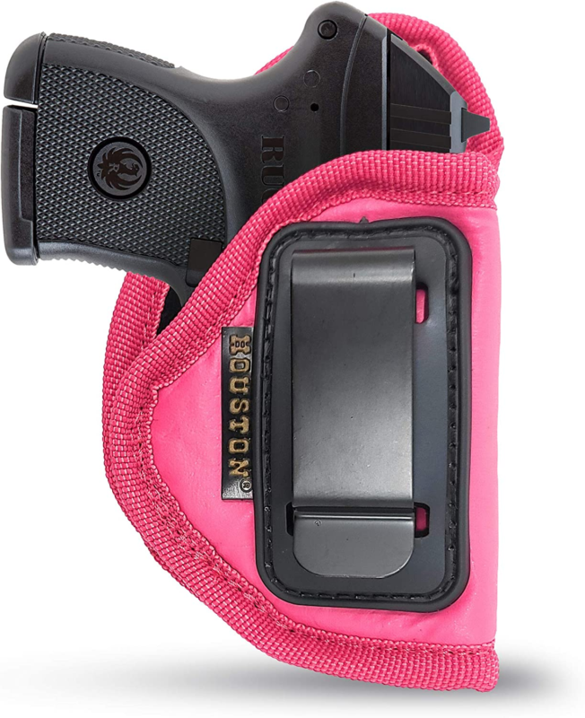 Primary image for IWB Woman Pink Gun Holster - Houston -ECO Leather Concealed Carry Soft Material