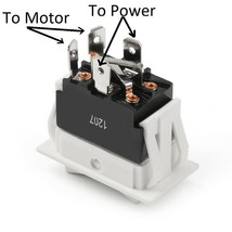 Motor Reversing Rocker Switch, MOMENTARY both sides, (ON) OFF (ON) - $10.75