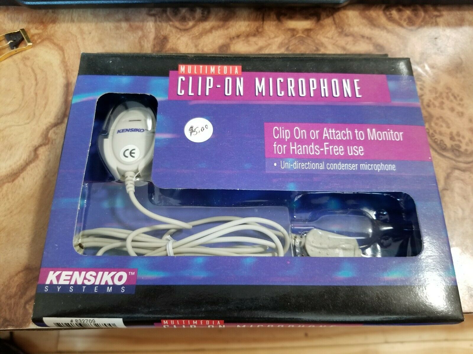1pc Clip On Lapel Microphone Hands Free Wired Condenser Mini Mic 3.5mm - $4.89