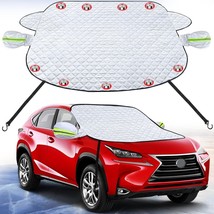 Windshield Snow Cover with Magnetic Edges - Winter Frost Protector for Cars - $18.95
