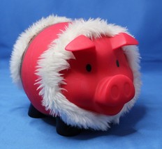 Old Navy Christmas Pig Piggy Bank Christmas 2011 W/ Stopper Red - £6.97 GBP