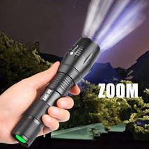 Portable Mini Flashlight LED ZOOM Torch Hunting Zoomable Flashlight Torch Light - £8.84 GBP